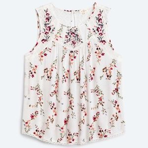 MASON & BELLE Tempesta Lace Detail Tank